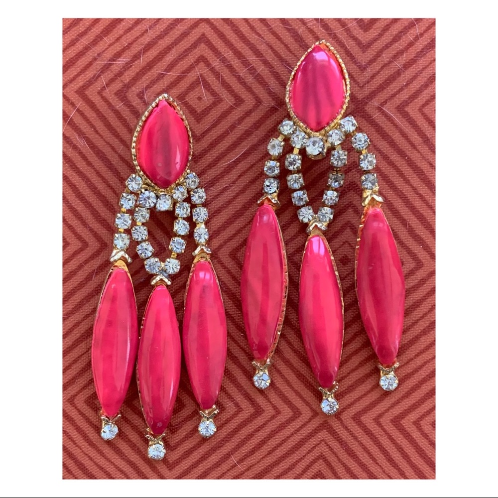 Fabulous 4” Chandelier Earrings Discounted Ship